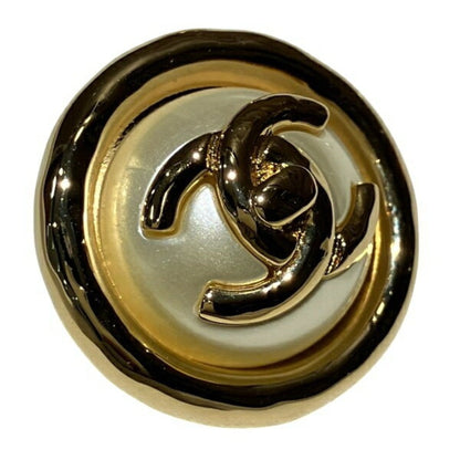 Chanel Gold Gold Plated Coco Mark