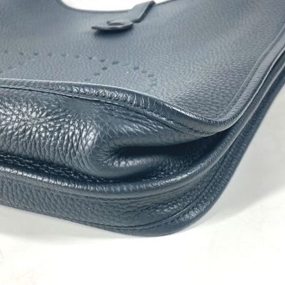 Hermès Blue Leather Evelyne