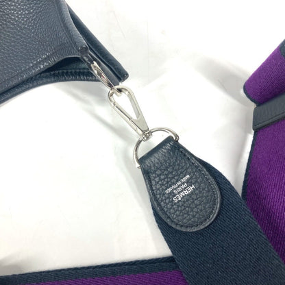 Hermès Blue Leather Evelyne
