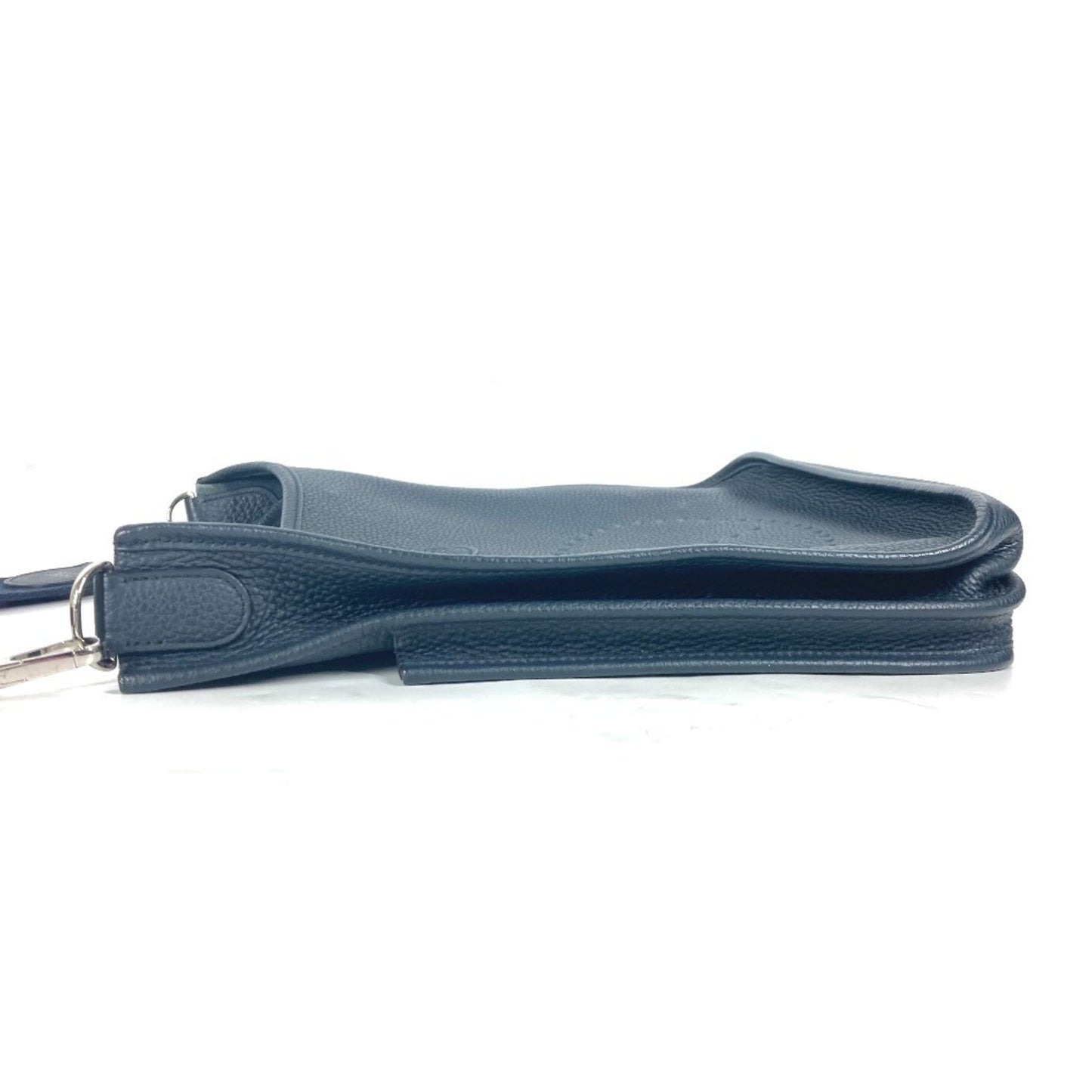 Hermès Blue Leather Evelyne