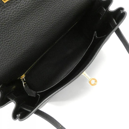 Hermès Black Leather Kelly 25