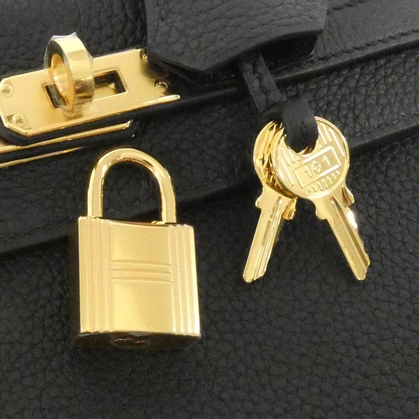 Hermès Black Leather Kelly 25