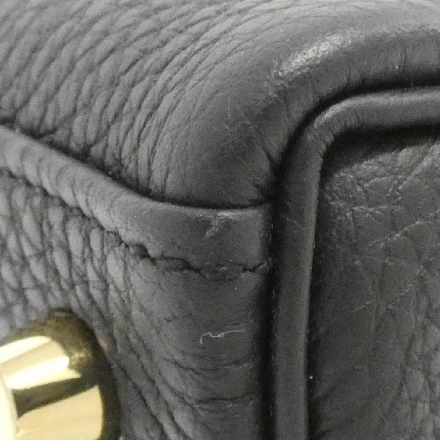 Hermès Black Leather Kelly 25