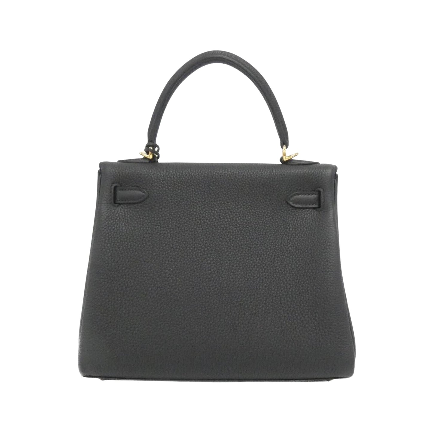 Hermès Black Leather Kelly 25