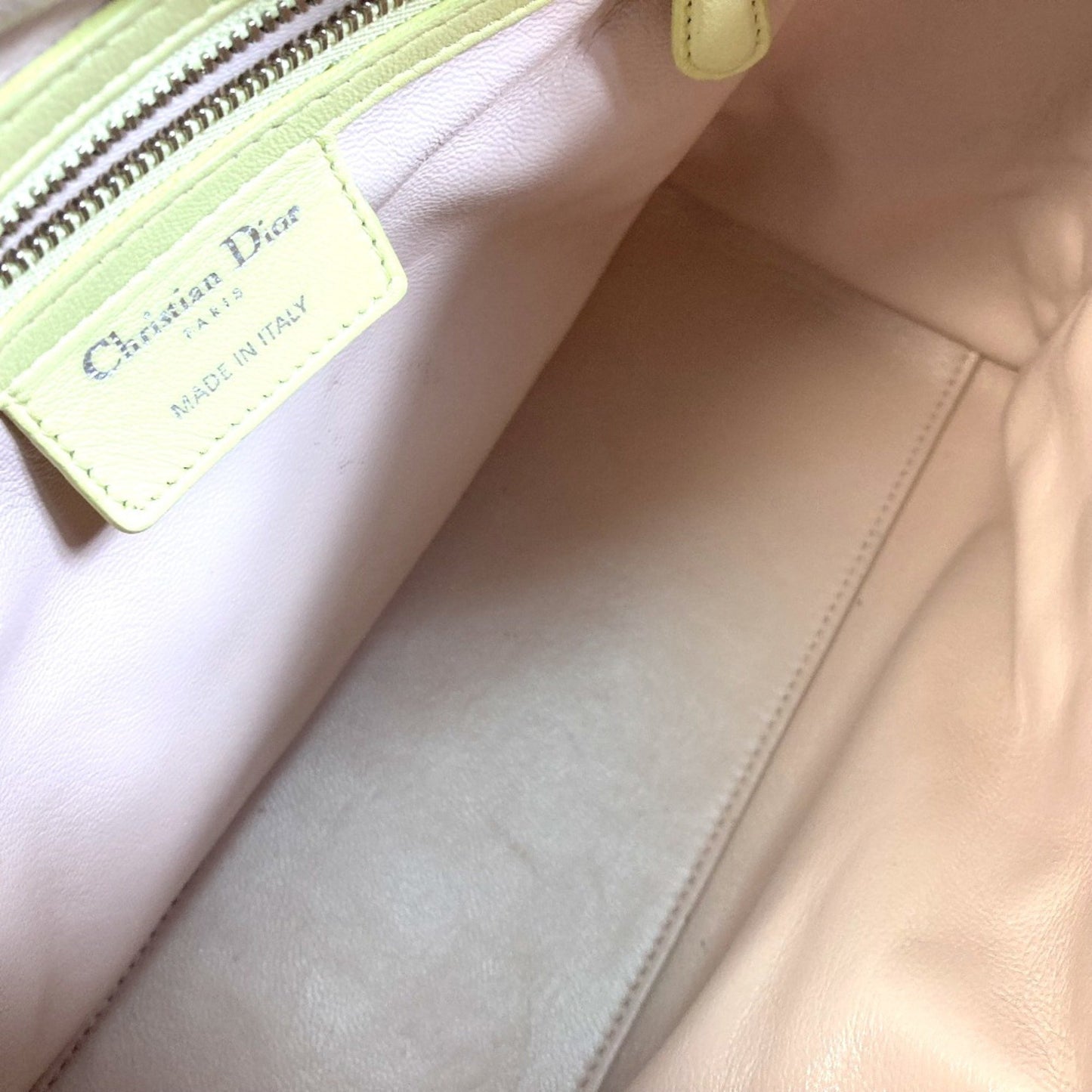 Dior Blue Leather Lady Dior