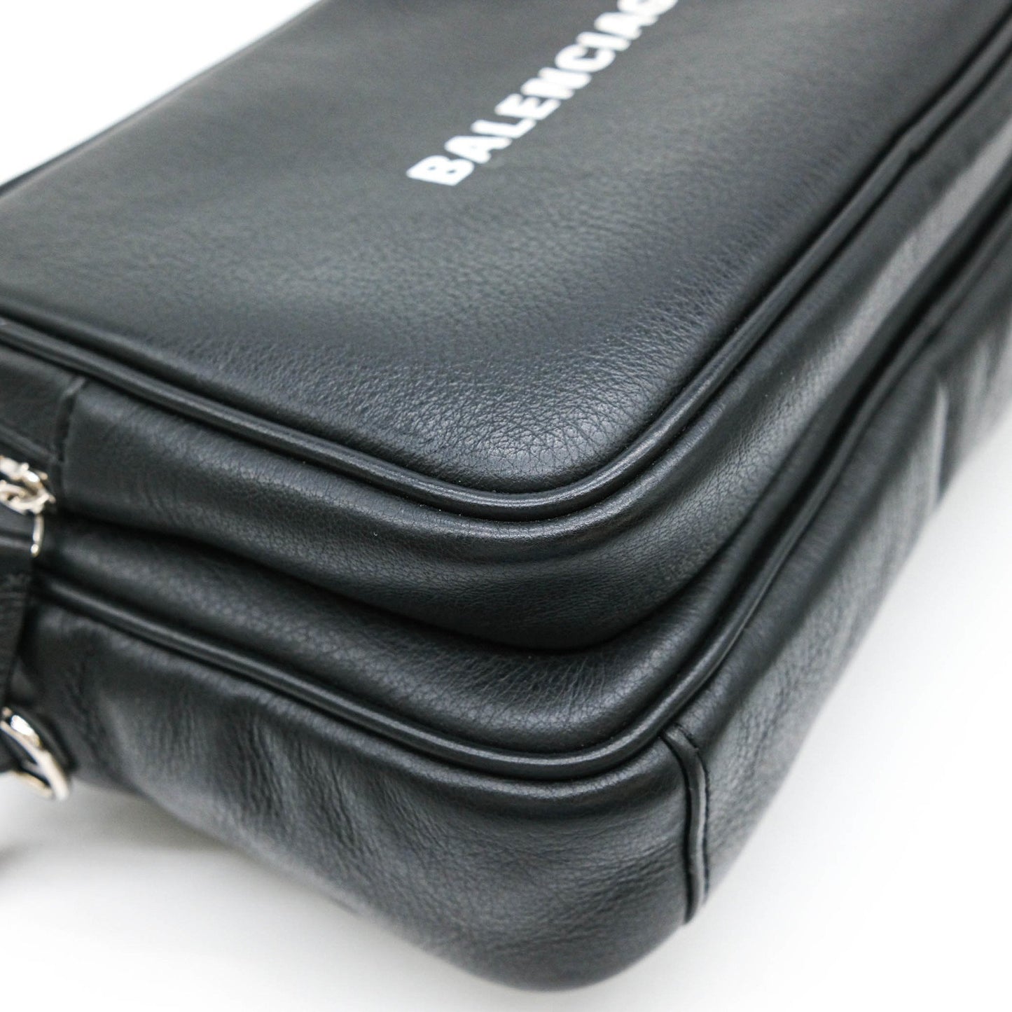 Balenciaga Black Leather Everyday