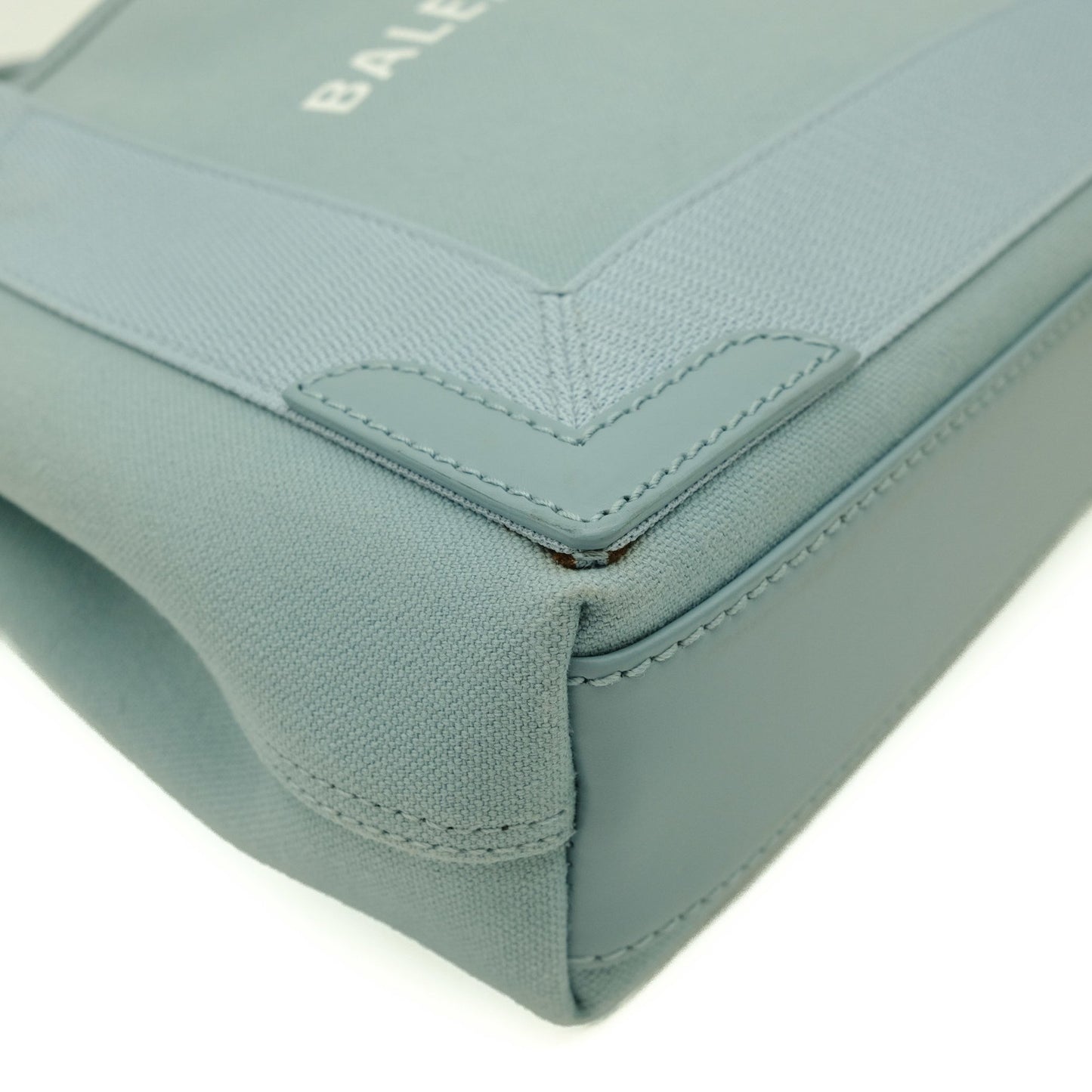 Balenciaga Blue Canvas Navy Cabas