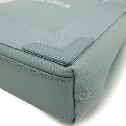 Balenciaga Blue Canvas Navy Cabas
