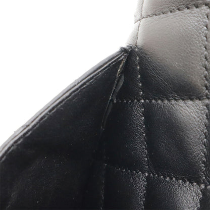 Chanel Black Leather Cambon Line