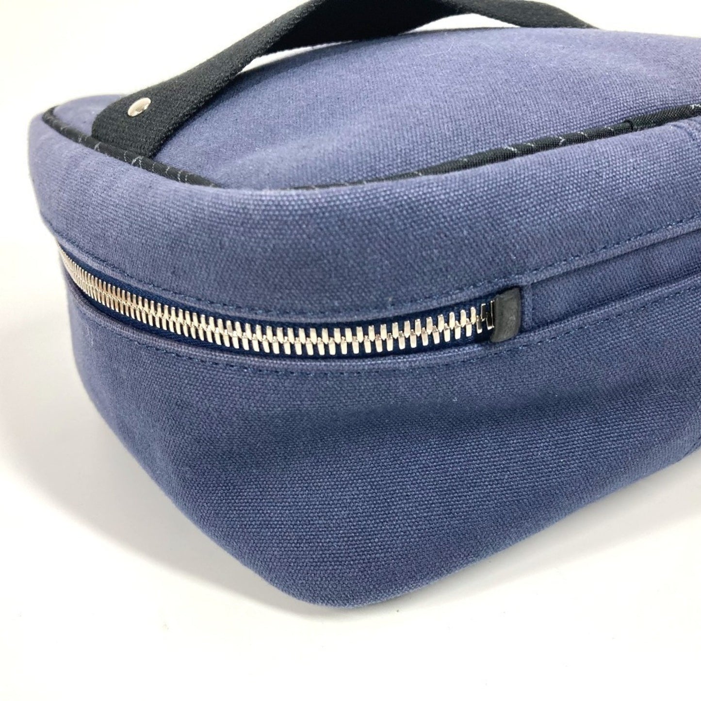 Hermès Black Canvas Handbag