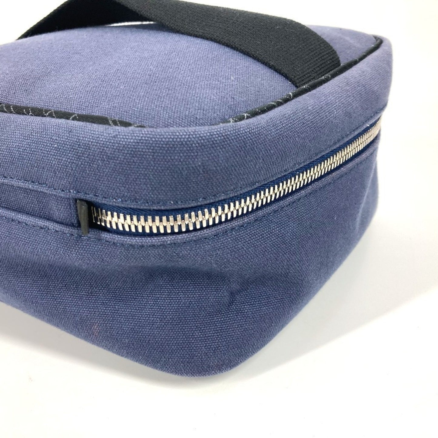 Hermès Black Canvas Handbag