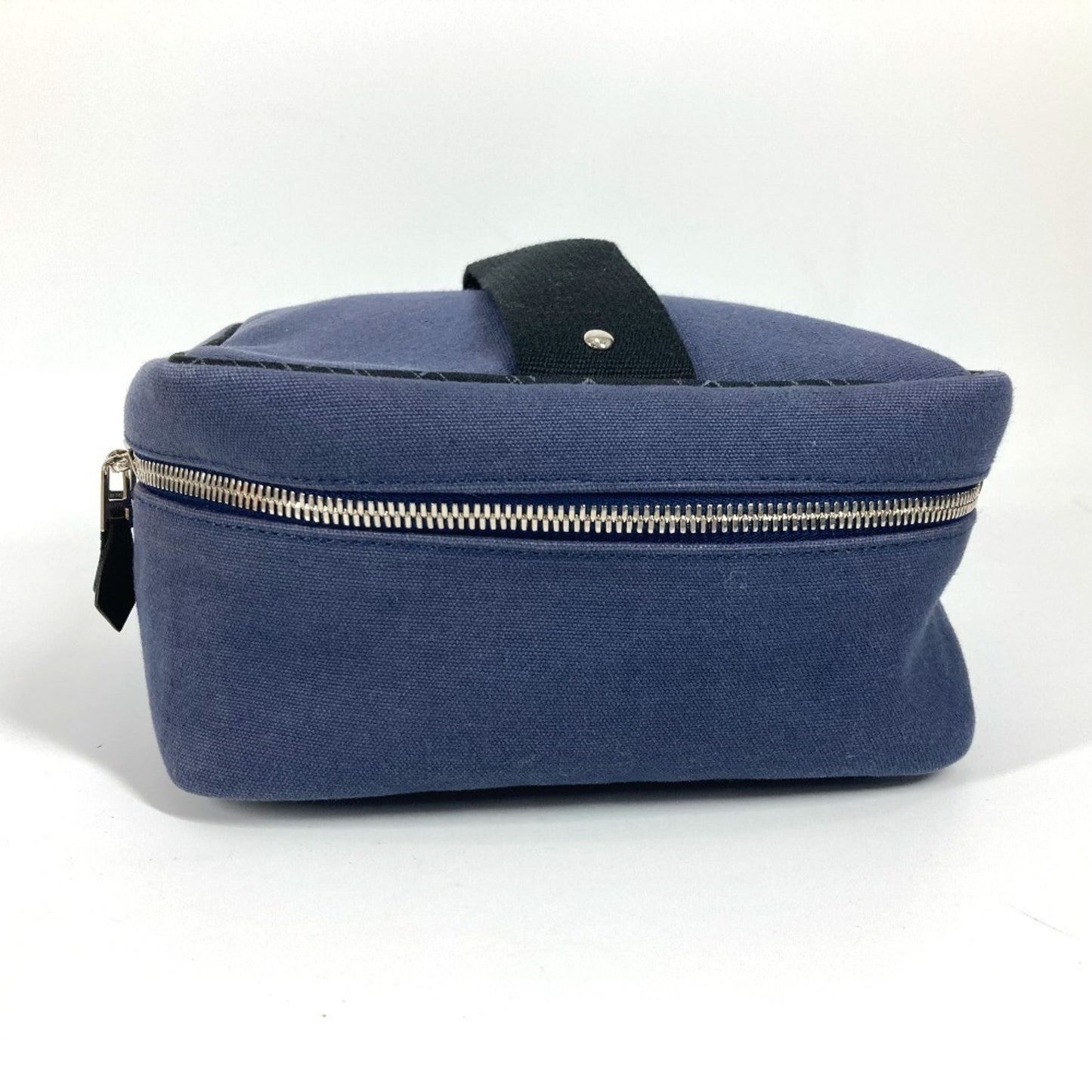 Hermès Black Canvas Handbag