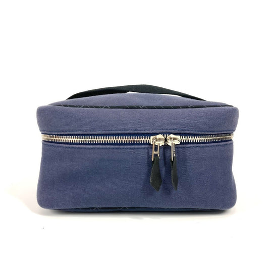 Hermès Black Canvas Handbag