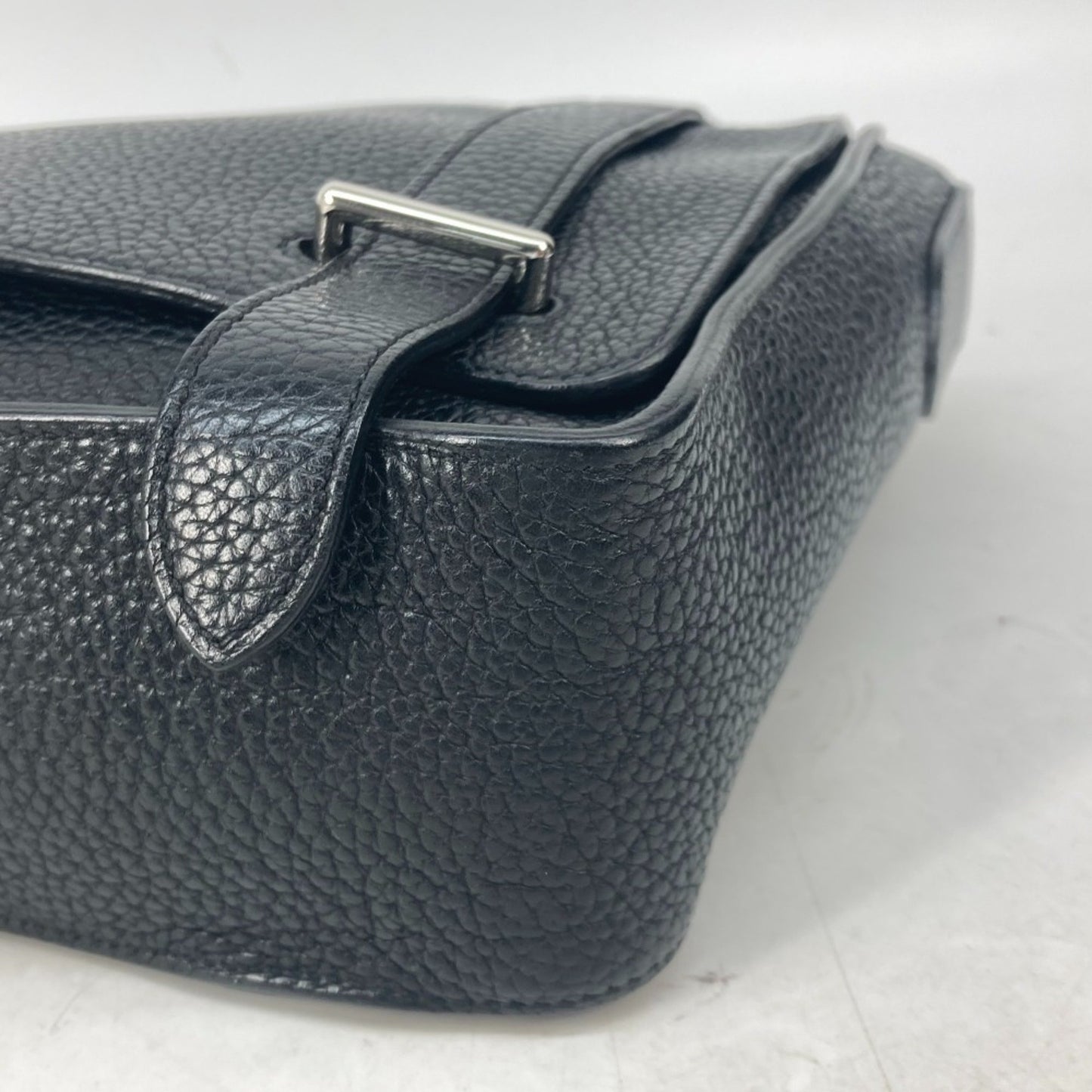 Hermès Black Leather Steve