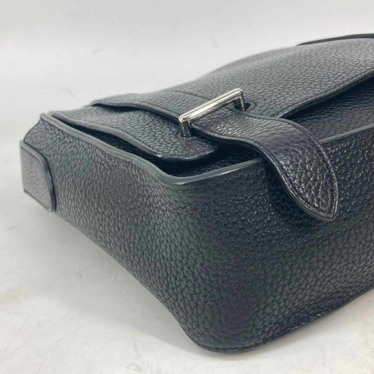 Hermès Black Leather Steve