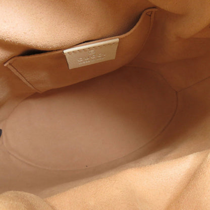 Gucci White Leather Horsebit