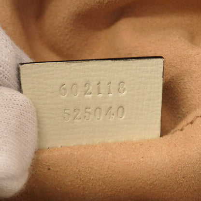 Gucci White Leather Horsebit
