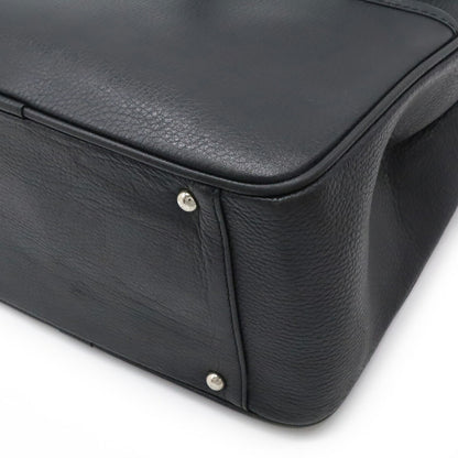 Burberry Black Leather Nova Check
