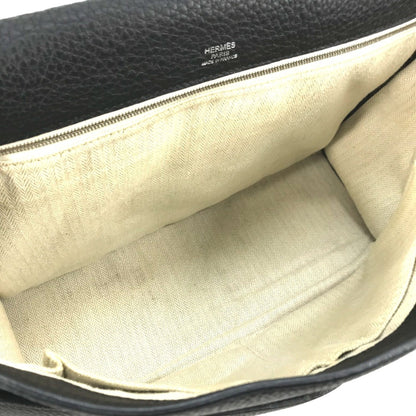 Hermès Black Leather Alfred