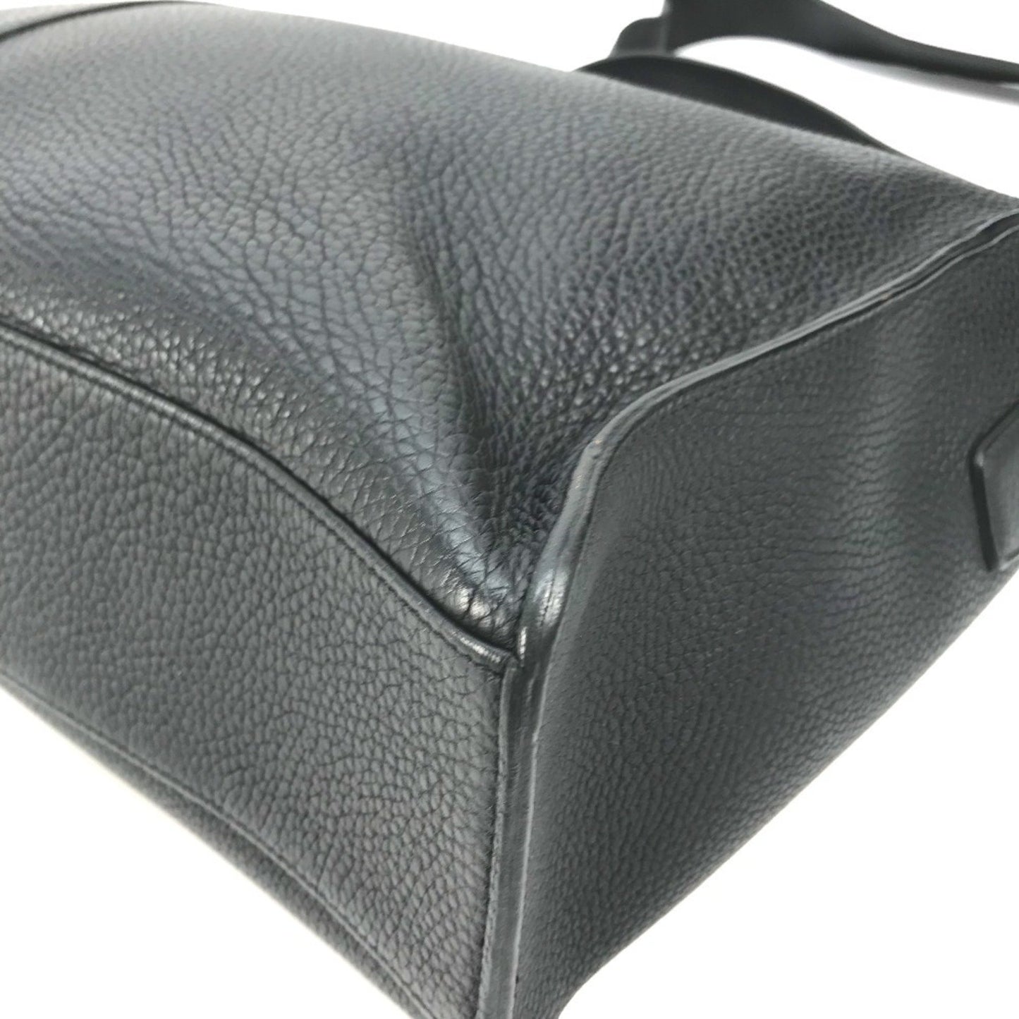 Hermès Black Leather Alfred