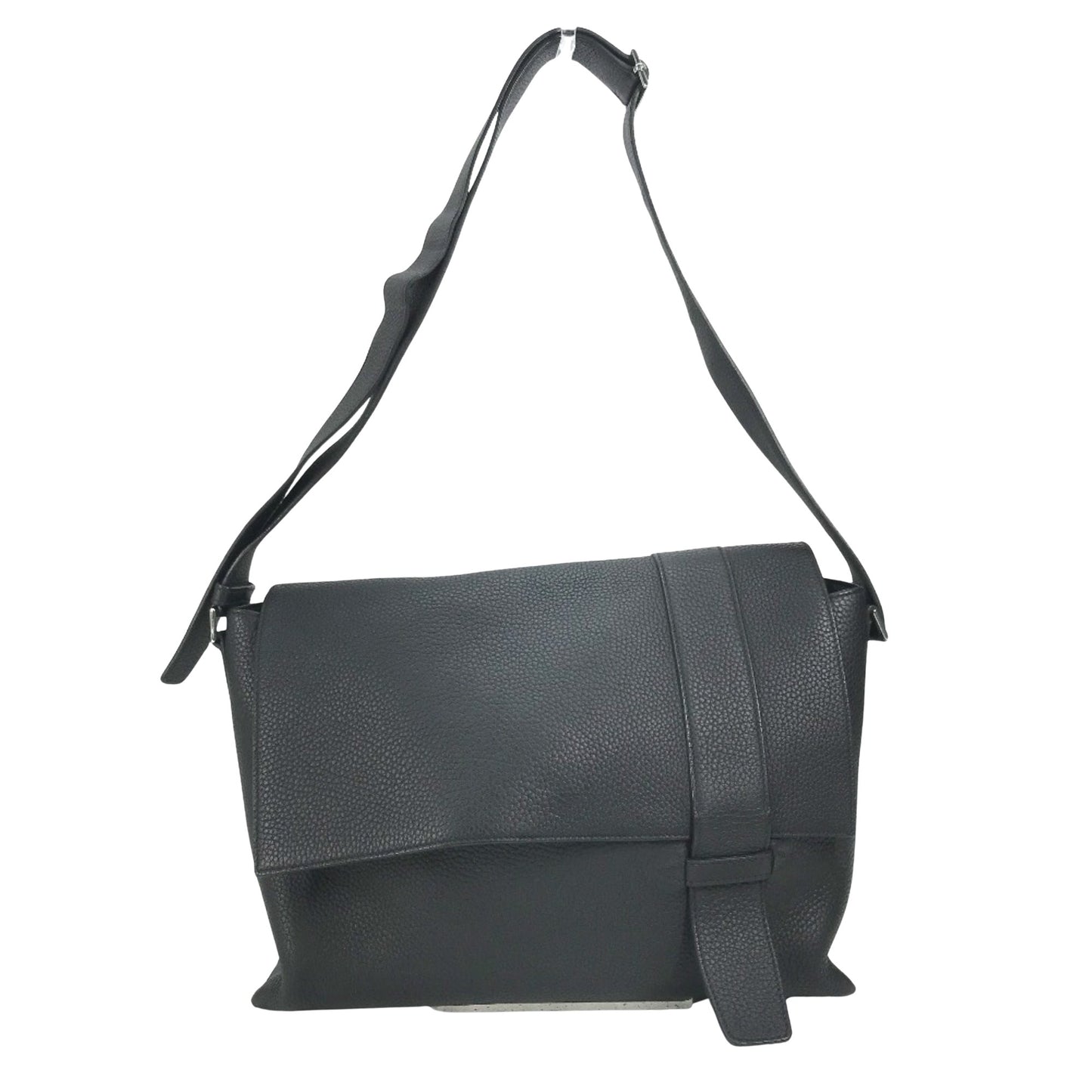 Hermès Black Leather Alfred
