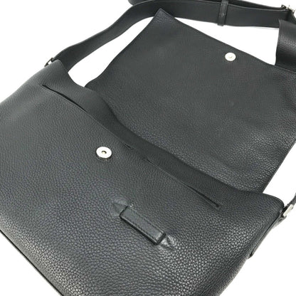Hermès Black Leather Alfred