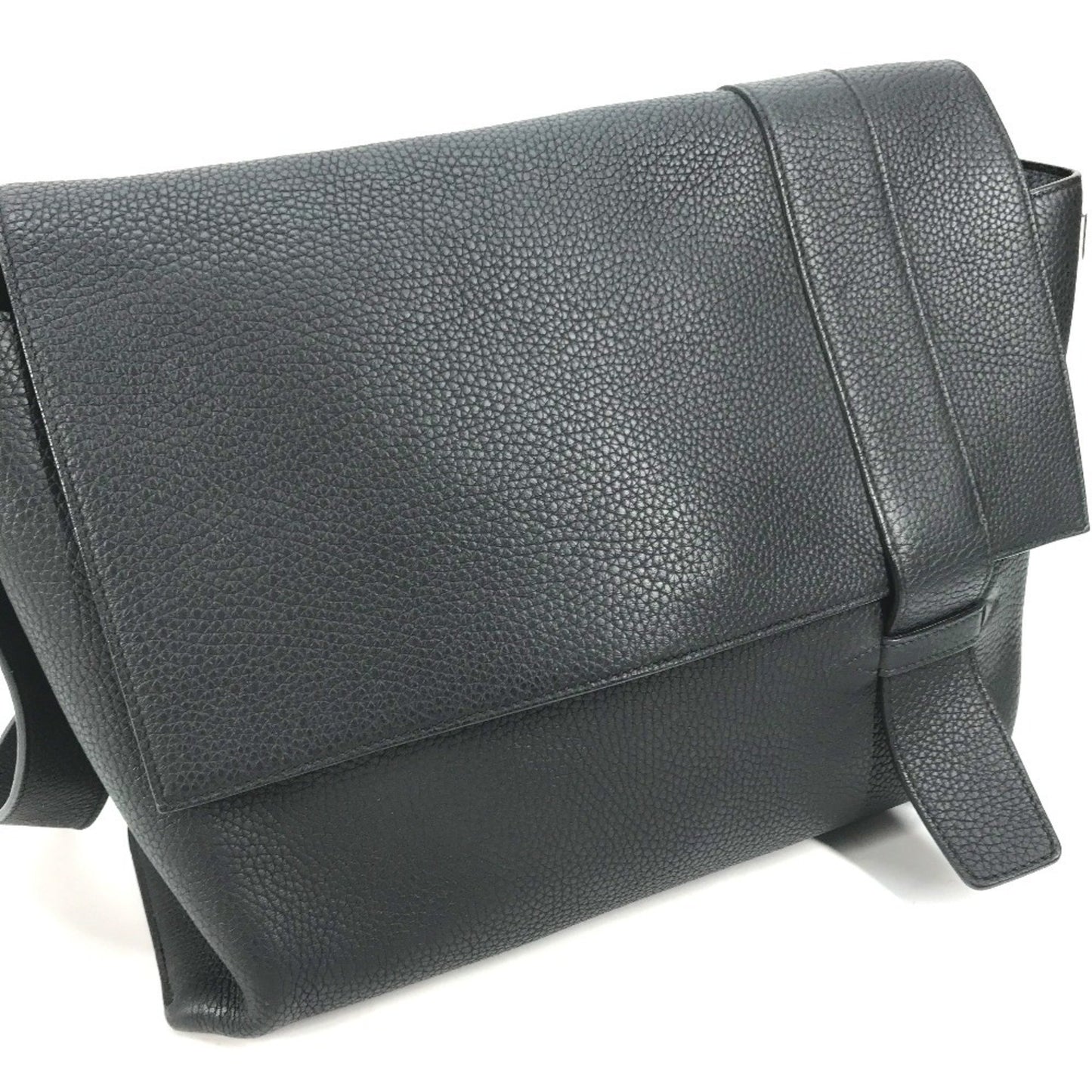 Hermès Black Leather Alfred