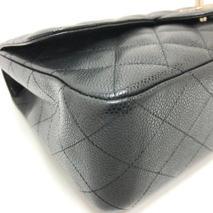 Chanel Black Leather Jumbo