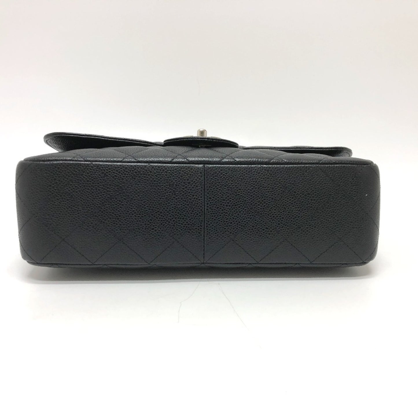 Chanel Black Leather Jumbo