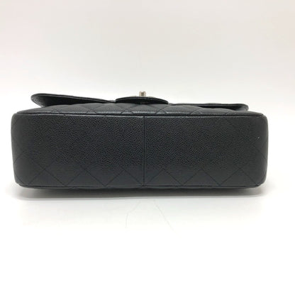 Chanel Black Leather Jumbo
