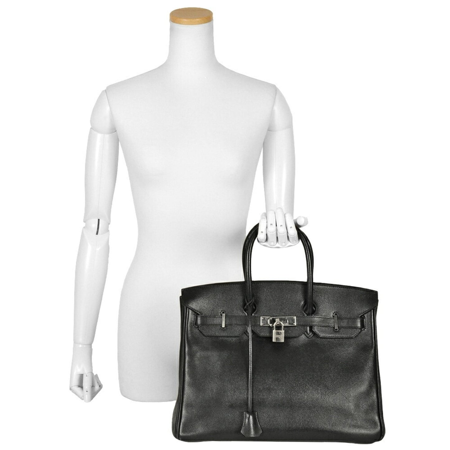Hermès Black Leather Birkin 35