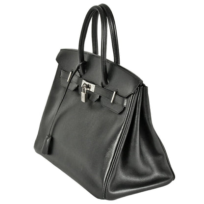 Hermès Black Leather Birkin 35