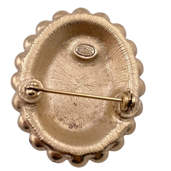Chanel Gold Gold Plated Coco Mark