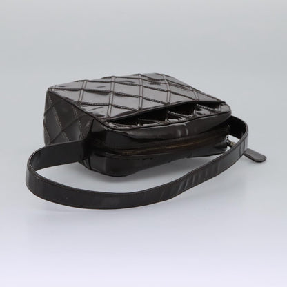 Chanel Brown Patent Leather Camera