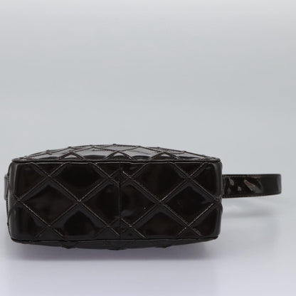 Chanel Brown Patent Leather Camera