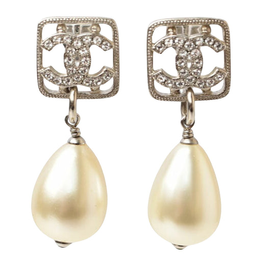 Chanel Silver Gold Plated Coco Mark
