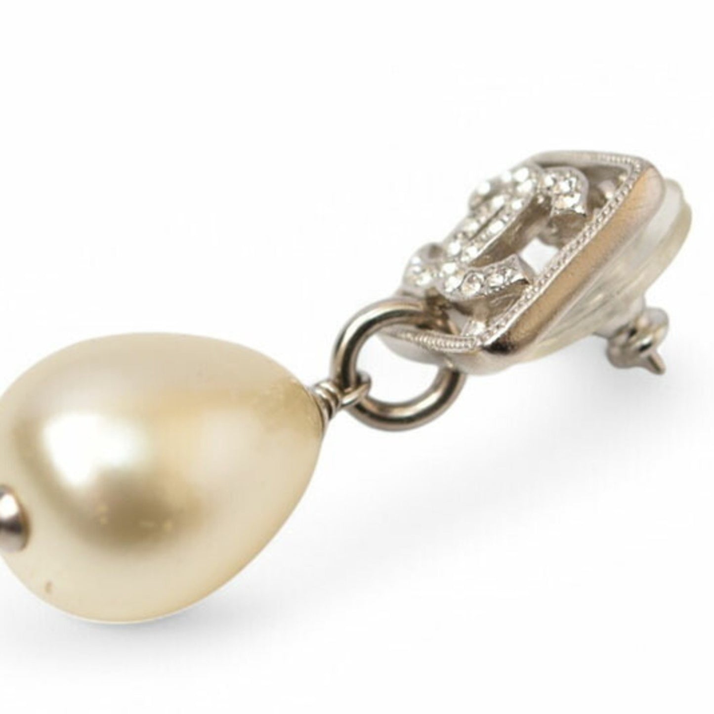 Chanel Silver Gold Plated Coco Mark