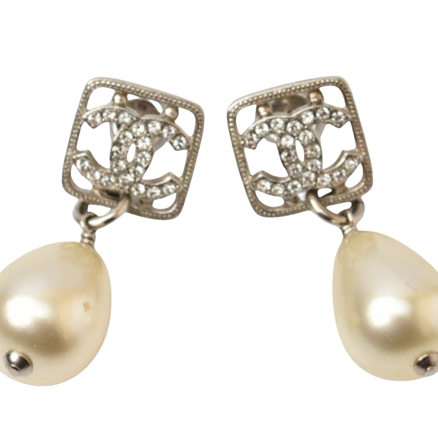 Chanel Silver Gold Plated Coco Mark
