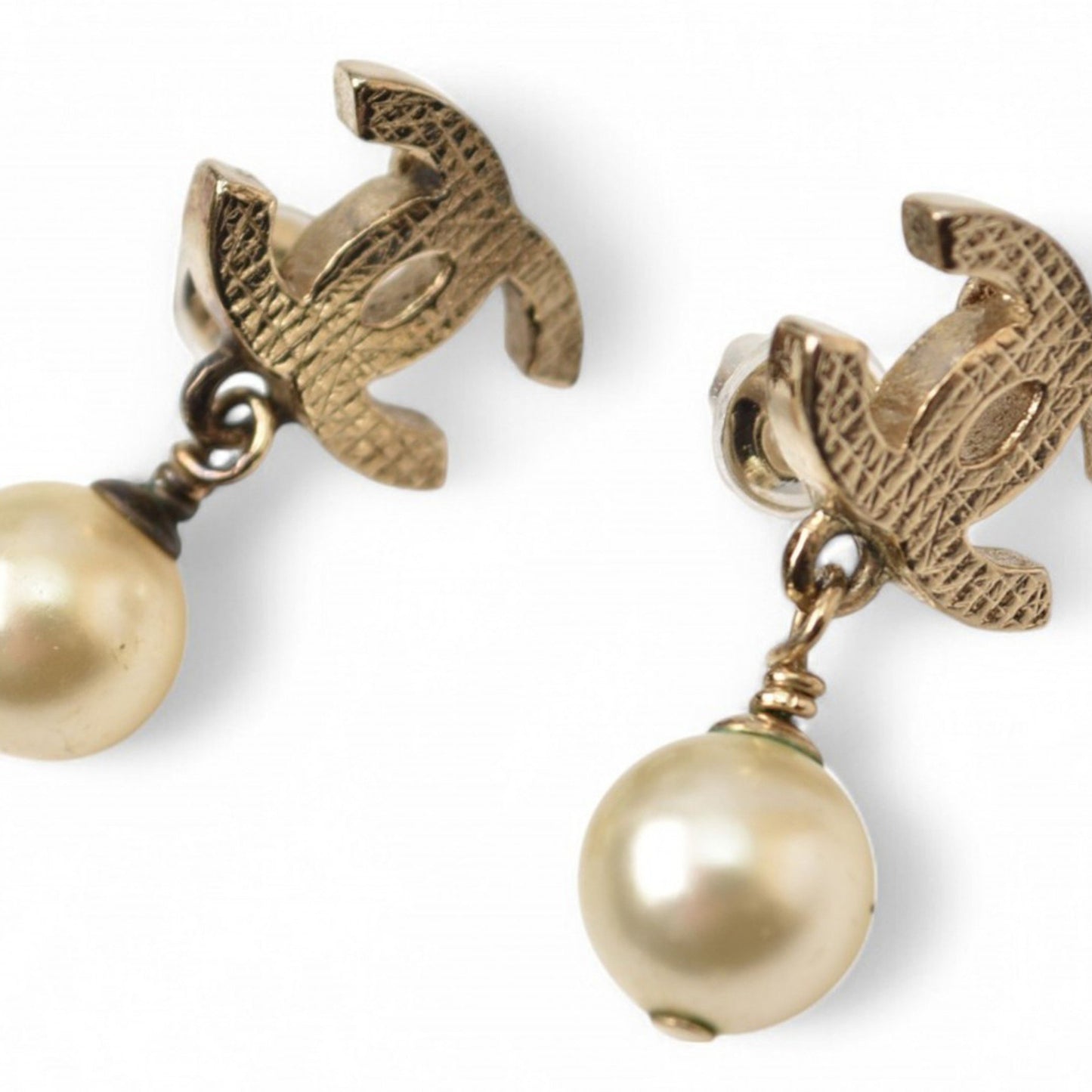 Chanel Gold Gold Plated Coco Mark