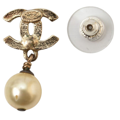Chanel Gold Gold Plated Coco Mark