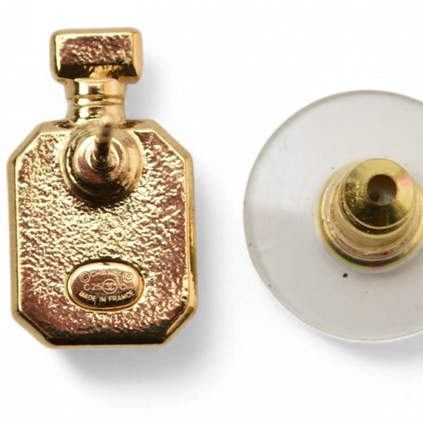 Chanel Gold Gold Plated Coco Mark