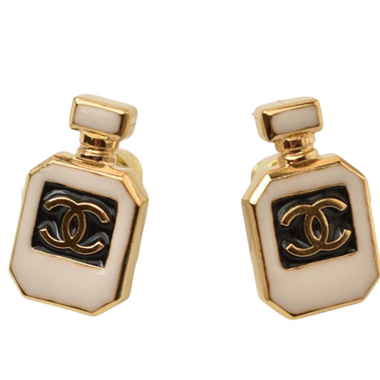Chanel Gold Gold Plated Coco Mark
