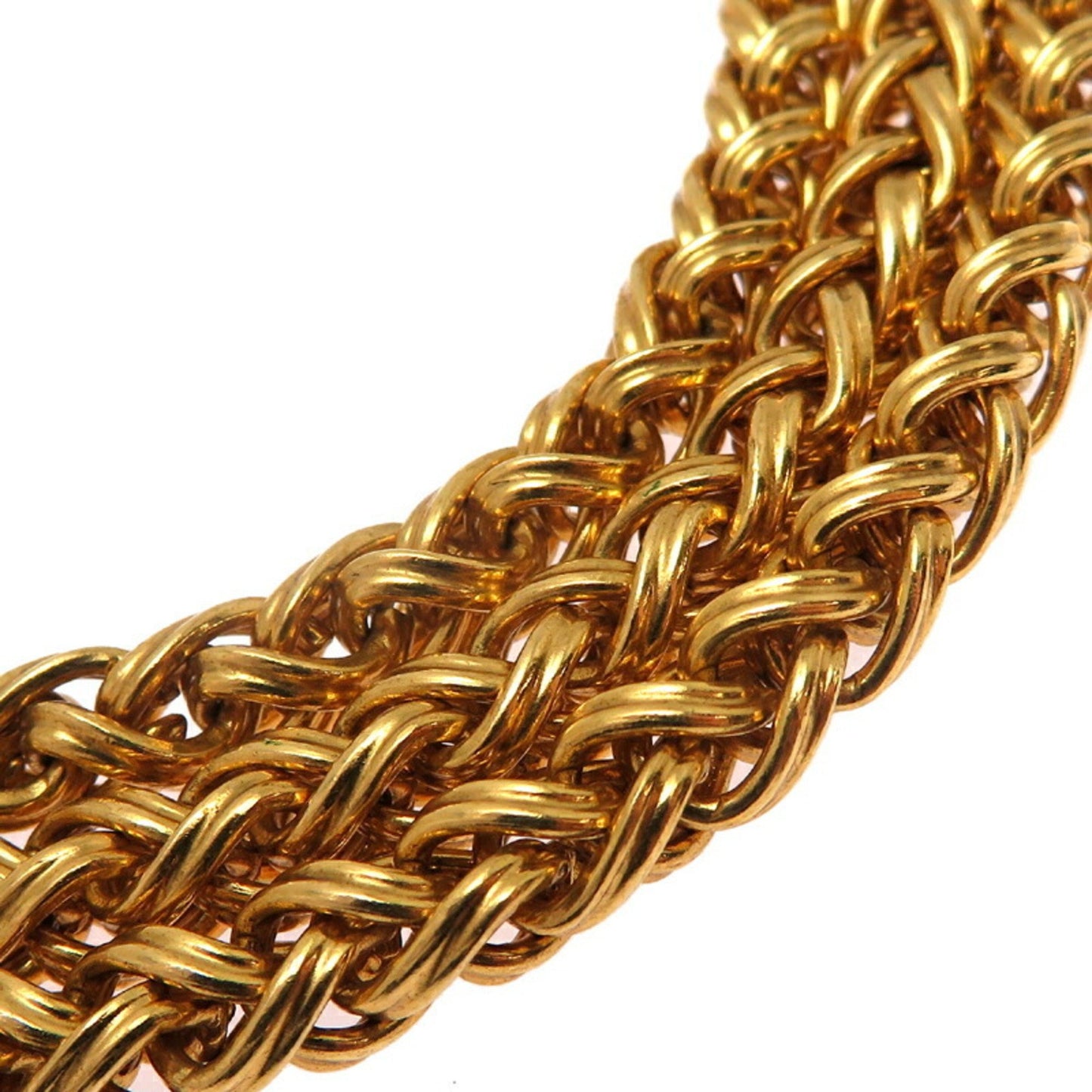 Chanel Gold Gold Plated Coco Mark