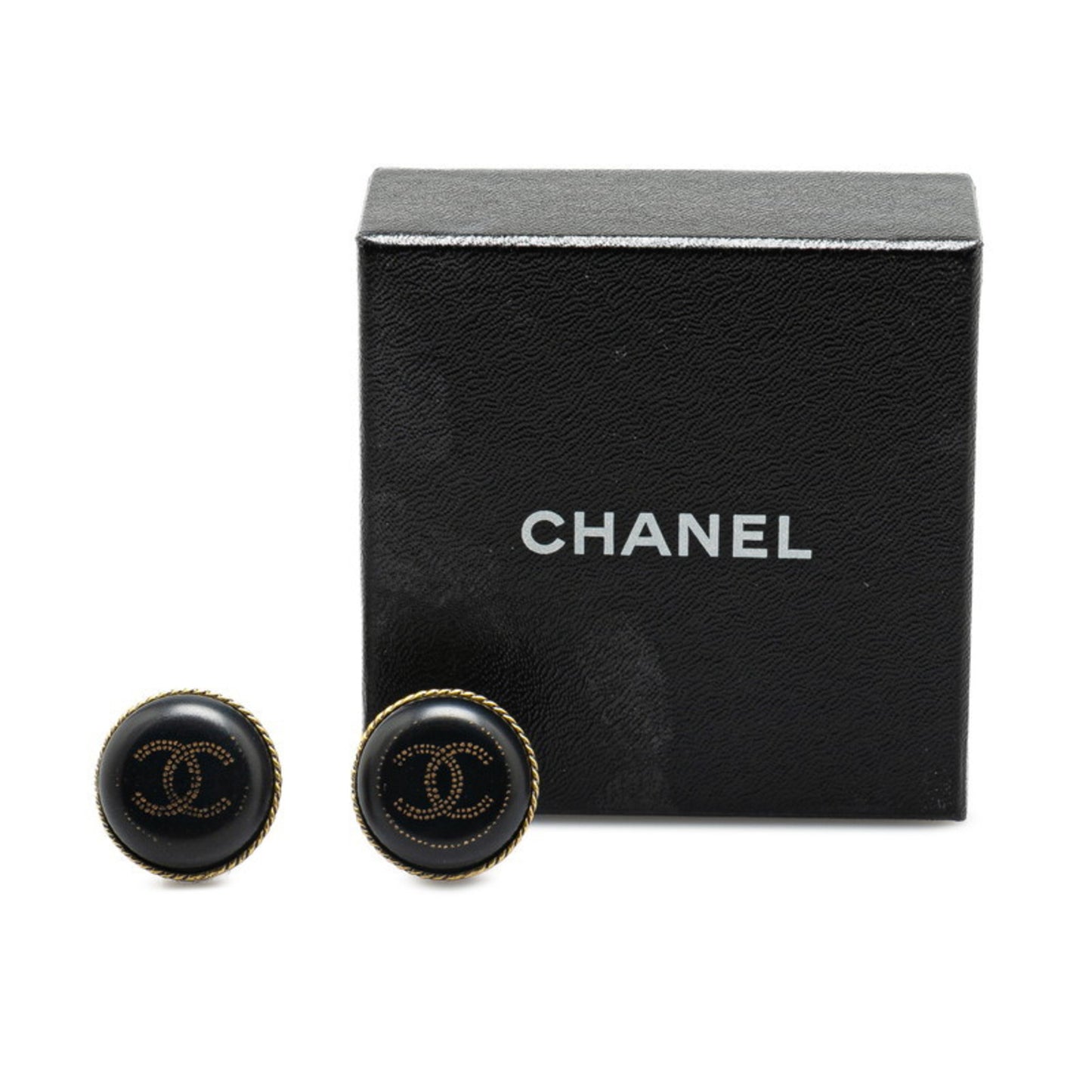 Chanel Black Plastic Coco Mark