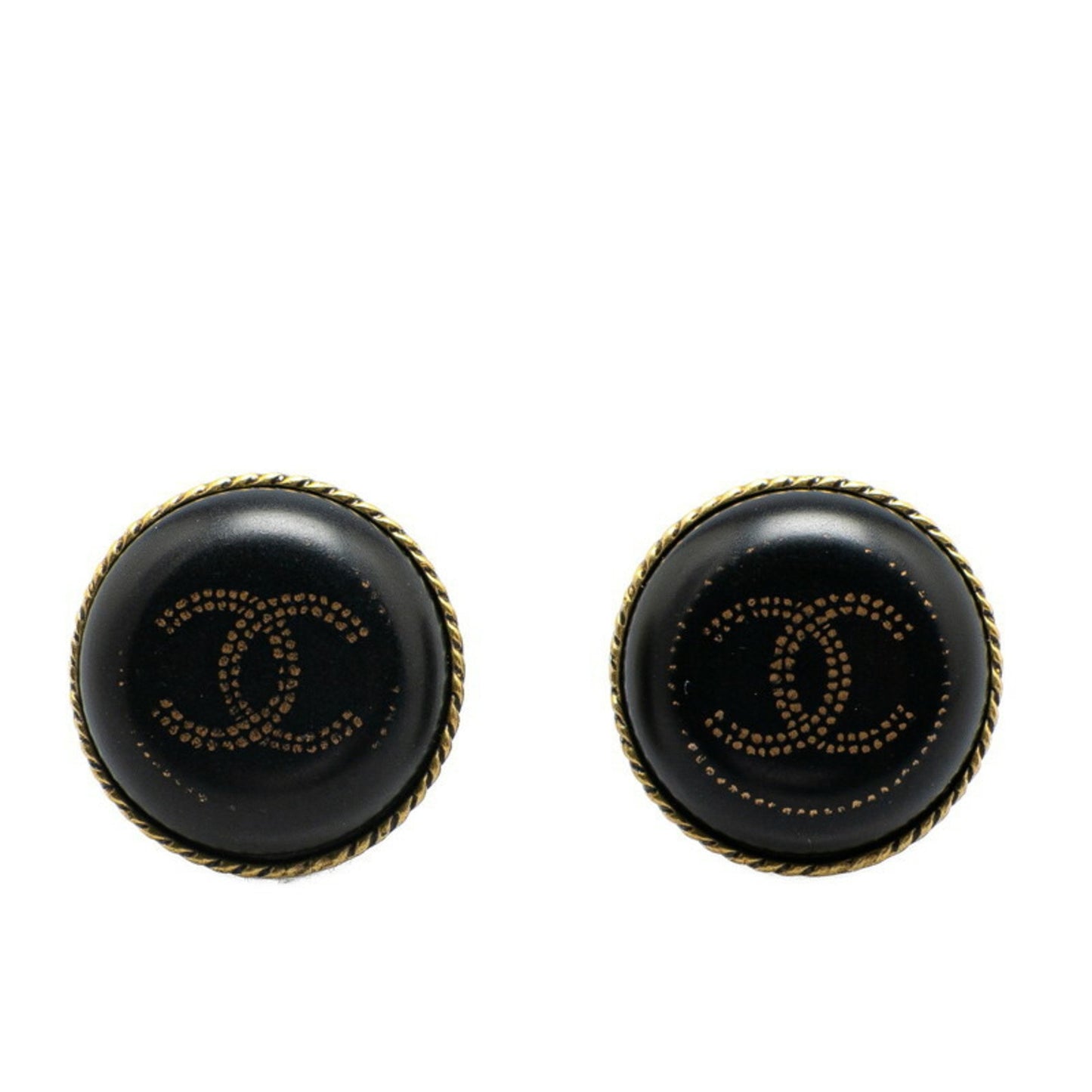 Chanel Black Plastic Coco Mark