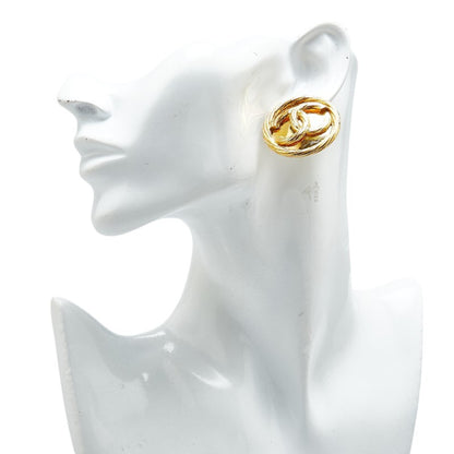 Chanel Gold Gold Plated Coco Mark