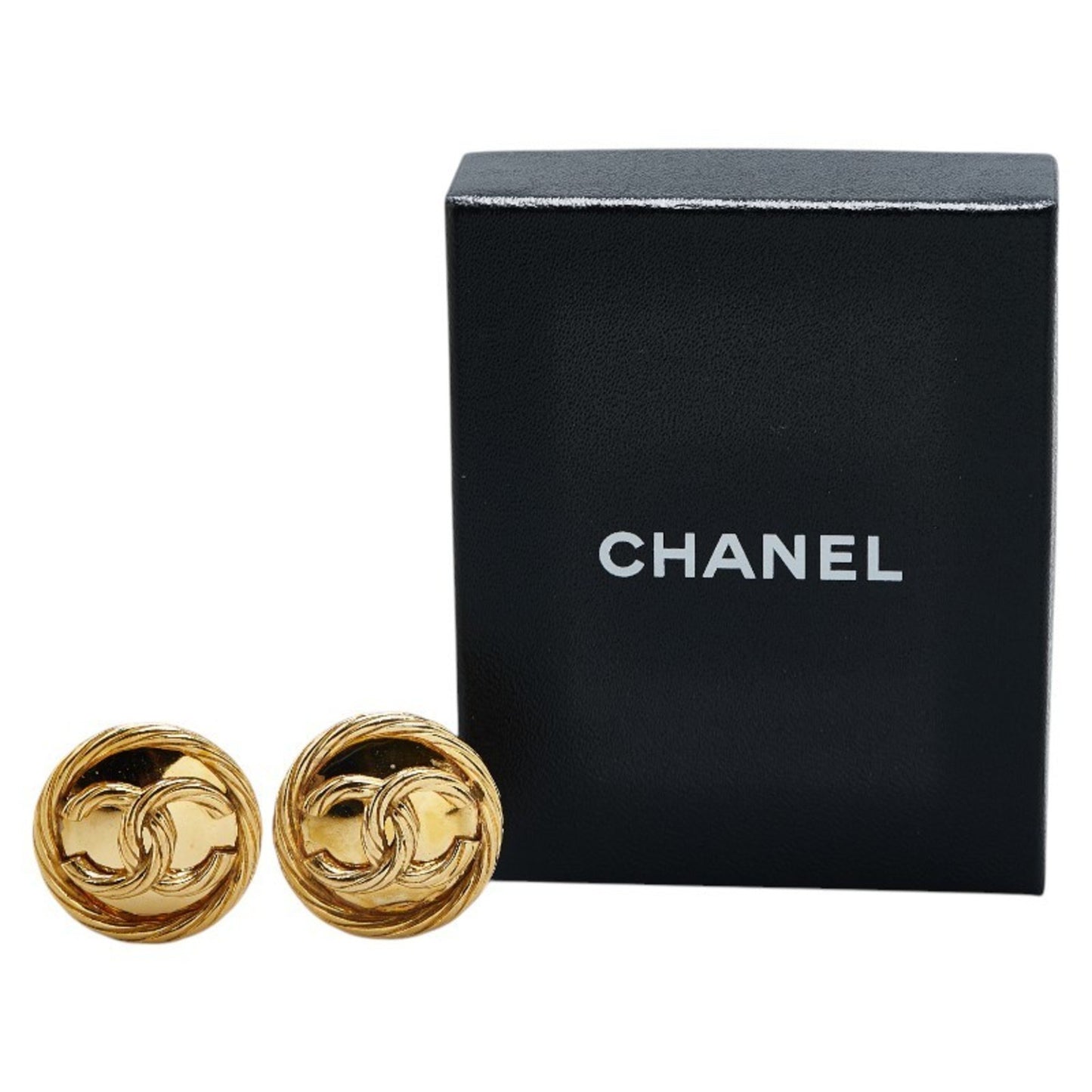 Chanel Gold Gold Plated Coco Mark