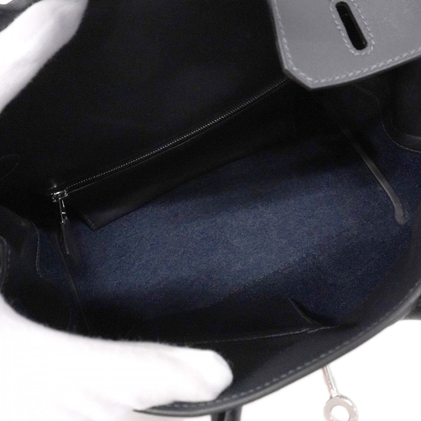 Hermès Blue Leather Birkin 25