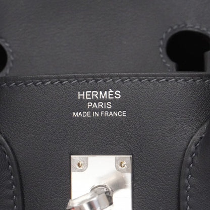 Hermès Blue Leather Birkin 25