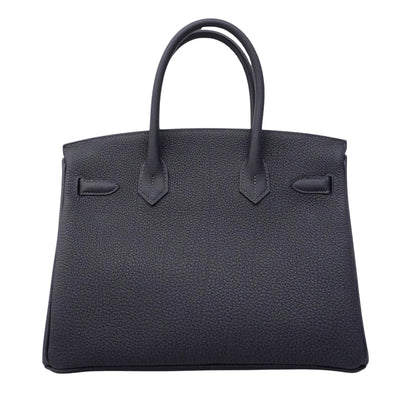 Hermès Blue Leather Birkin 30